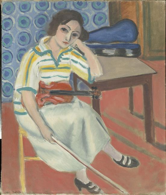 Henri Matisse - Woman with violin 1923